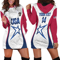 Custom United States Darts Hoodie Dress Come On USA Curve Style