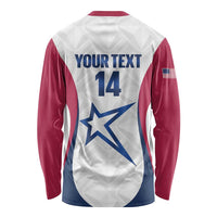 Custom United States Darts Long Sleeve Shirt Come On USA Curve Style