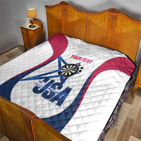 Custom United States Darts Quilt Come On USA Curve Style