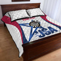 Custom United States Darts Quilt Bed Set Come On USA Curve Style