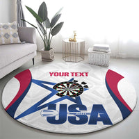 Custom United States Darts Round Carpet Come On USA Curve Style