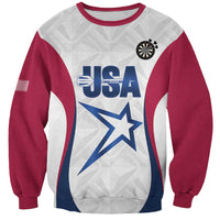 Custom United States Darts Sweatshirt Come On USA Curve Style