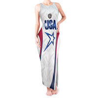 Custom United States Darts Tank Maxi Dress Come On USA Curve Style