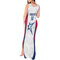 Custom United States Darts Tank Maxi Dress Come On USA Curve Style