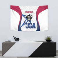 Custom United States Darts Tapestry Come On USA Curve Style