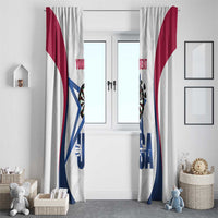 Custom United States Darts Window Curtain Come On USA Curve Style