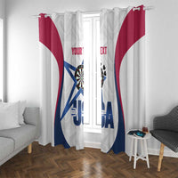 Custom United States Darts Window Curtain Come On USA Curve Style