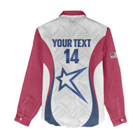 Custom United States Darts Women Casual Shirt Come On USA Curve Style