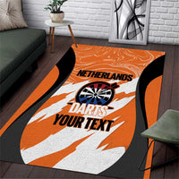 Custom Netherlands Darts Area Rug Come On Holland