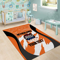 Custom Netherlands Darts Area Rug Come On Holland