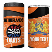 Custom Netherlands Darts 4 in 1 Can Cooler Tumbler Come On Holland