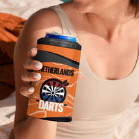 Custom Netherlands Darts 4 in 1 Can Cooler Tumbler Come On Holland