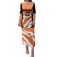 Custom Netherlands Darts Family Matching Puletasi and Hawaiian Shirt Come On Holland