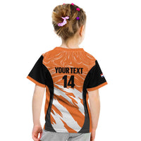Custom Netherlands Darts Kid T Shirt Come On Holland