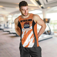 Custom Netherlands Darts Men Tank Top Come On Holland
