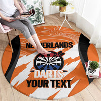 Custom Netherlands Darts Round Carpet Come On Holland