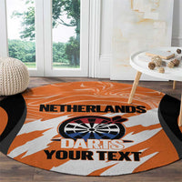 Custom Netherlands Darts Round Carpet Come On Holland