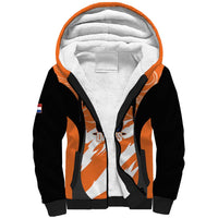 Custom Netherlands Darts Sherpa Hoodie Come On Holland