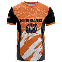 Custom Netherlands Darts T Shirt Come On Holland