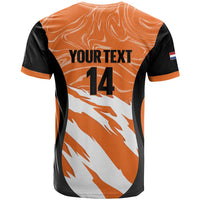 Custom Netherlands Darts T Shirt Come On Holland