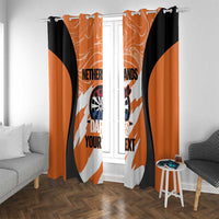 Custom Netherlands Darts Window Curtain Come On Holland