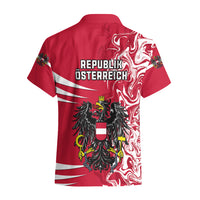 Austria Hawaiian Shirt Austrian Coat Of Arms Simple Style - Wonder Print Shop