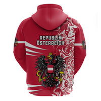 Austria Hoodie Austrian Coat Of Arms Simple Style - Wonder Print Shop