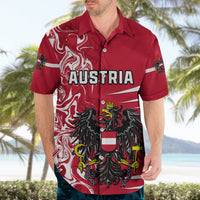 Personalised Austria Hawaiian Shirt Austrian Coat Of Arms Simple Style - Wonder Print Shop