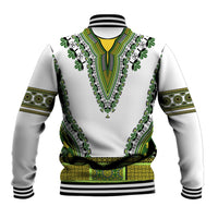 Africa Baseball Jacket African Dashiki Royal Green Version - Wonder Print Shop