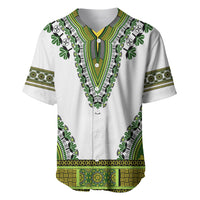 Africa Baseball Jersey African Dashiki Royal Green Version - Wonder Print Shop