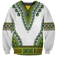 Africa Sweatshirt African Dashiki Royal Green Version - Wonder Print Shop