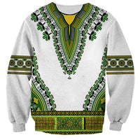 Africa Sweatshirt African Dashiki Royal Green Version - Wonder Print Shop