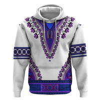 Africa Hoodie African Dashiki Royal Purple Version - Wonder Print Shop