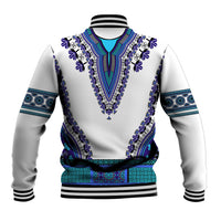 Africa Baseball Jacket African Dashiki Royal Blue Version - Wonder Print Shop