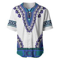 Africa Baseball Jersey African Dashiki Royal Blue Version - Wonder Print Shop