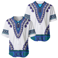 Africa Baseball Jersey African Dashiki Royal Blue Version - Wonder Print Shop