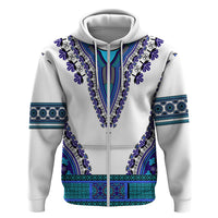 Africa Hoodie African Dashiki Royal Blue Version - Wonder Print Shop