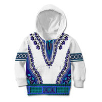 Africa Kid Hoodie African Dashiki Royal Blue Version - Wonder Print Shop