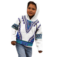 Africa Kid Hoodie African Dashiki Royal Blue Version - Wonder Print Shop