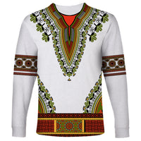 Africa Long Sleeve Shirt African Dashiki Royal Gold Version - Wonder Print Shop