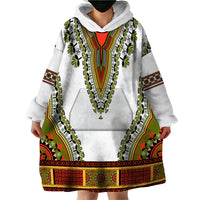 Africa Wearable Blanket Hoodie African Dashiki Royal Gold Version - Wonder Print Shop
