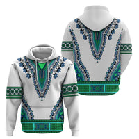 Africa Hoodie African Dashiki Royal Turquoise Version - Wonder Print Shop