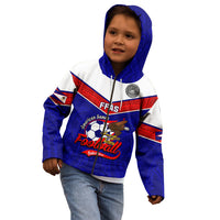 American Samoa Football Kid Hoodie Polynesian Sporty Style - Wonder Print Shop