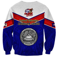 American Samoa Football Sweatshirt Polynesian Sporty Style - Wonder Print Shop