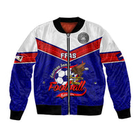 Personalised American Samoa Football Bomber Jacket Polynesian Sporty Style - Wonder Print Shop