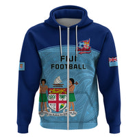 Fiji Football Hoodie Fijian Tapa Pattern Sporty Style - Wonder Print Shop