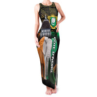 Personalized Cote dIvoire Independence Day Family Matching Tank Maxi Dress and Hawaiian Shirt Ivory Coast Elephant African Pattern - Wonder Print Shop