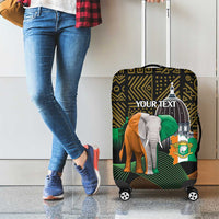 Personalized Cote dIvoire Independence Day Luggage Cover Ivory Coast Elephant African Pattern - Wonder Print Shop