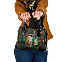 Personalized Cote dIvoire Independence Day Shoulder Handbag Ivory Coast Elephant African Pattern