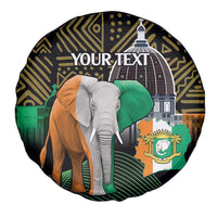 Personalized Cote dIvoire Independence Day Spare Tire Cover Ivory Coast Elephant African Pattern - Wonder Print Shop